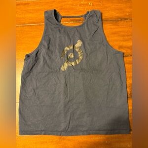 Navy  Tank Top with Logo